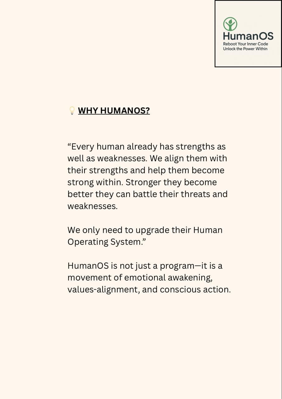 HumanOS workshop moment